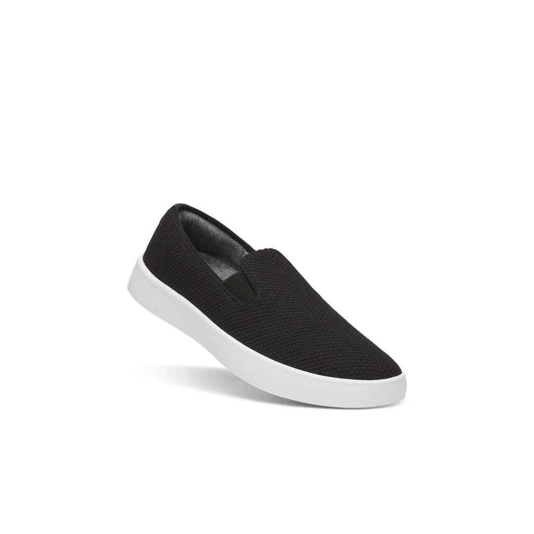Allbirds Cruiser Natural Black (Blizzard Sole) Slip On Mens Sneakers - Image 4