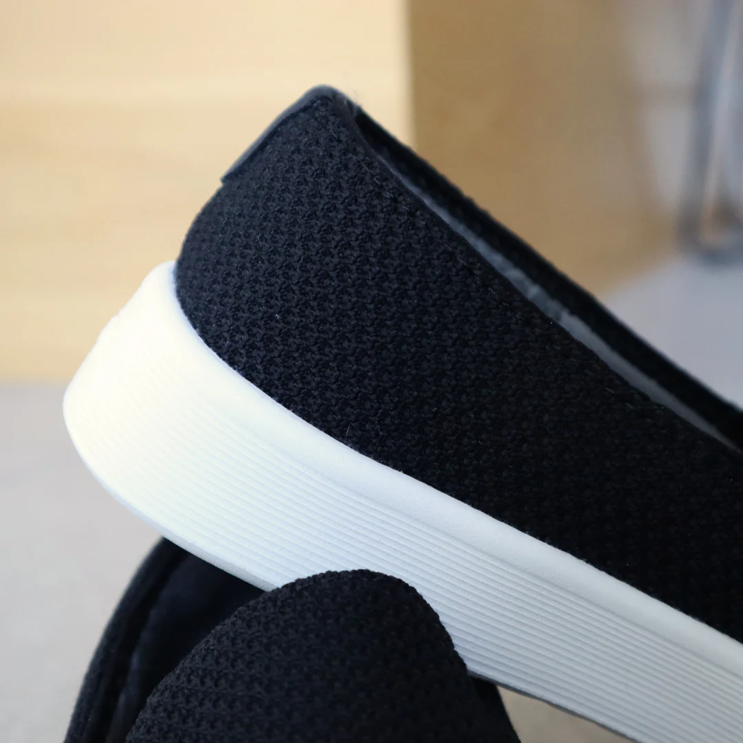 Allbirds Cruiser Natural Black (Blizzard Sole) Slip On Womens Sneakers - Image 3