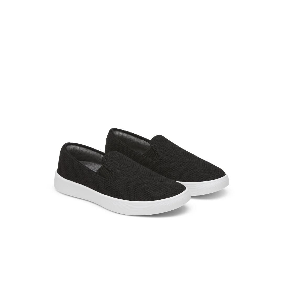Allbirds Cruiser Natural Black (Blizzard Sole) Slip On Womens Sneakers - Image 4