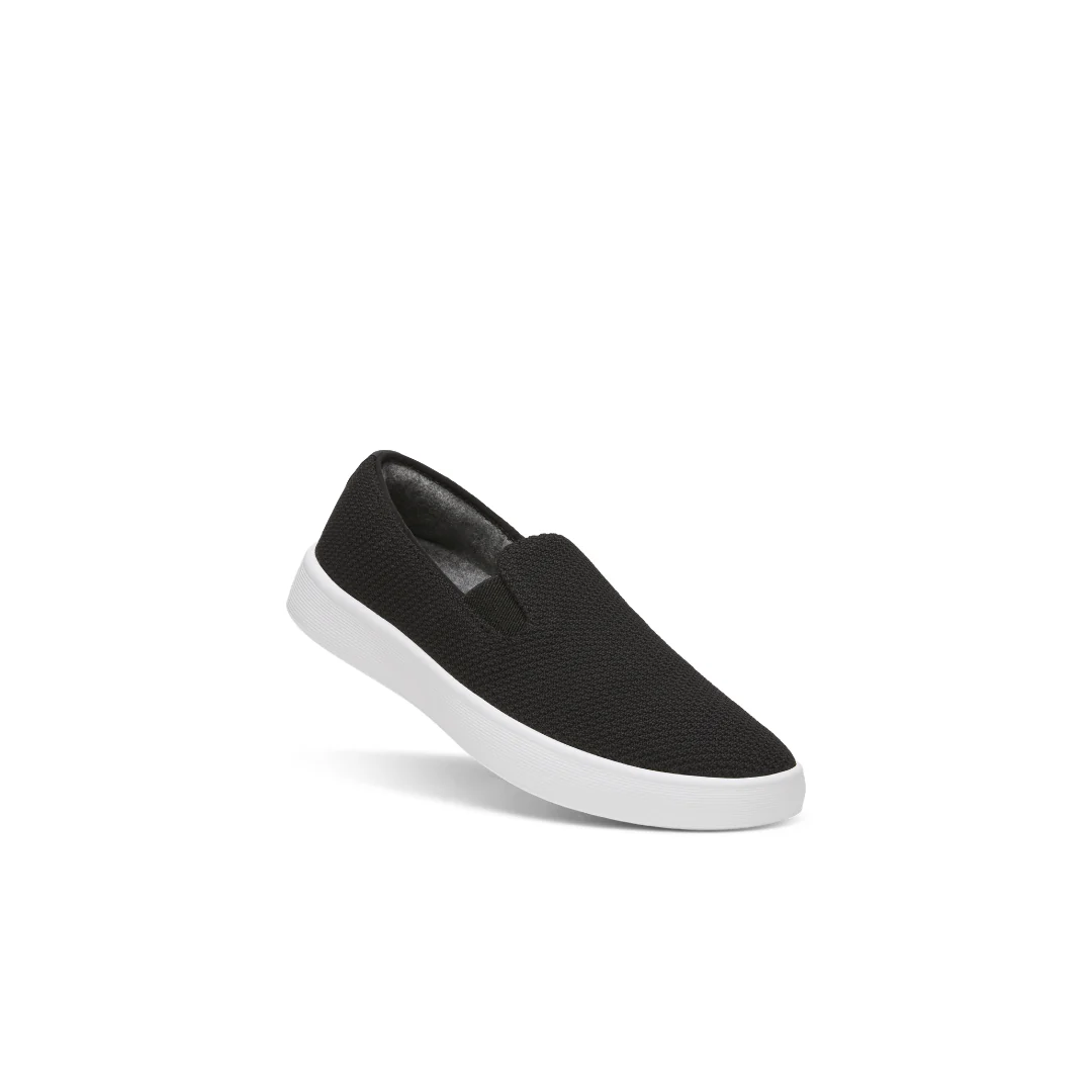 Allbirds Cruiser Natural Black (Blizzard Sole) Slip On Womens Sneakers - Image 7