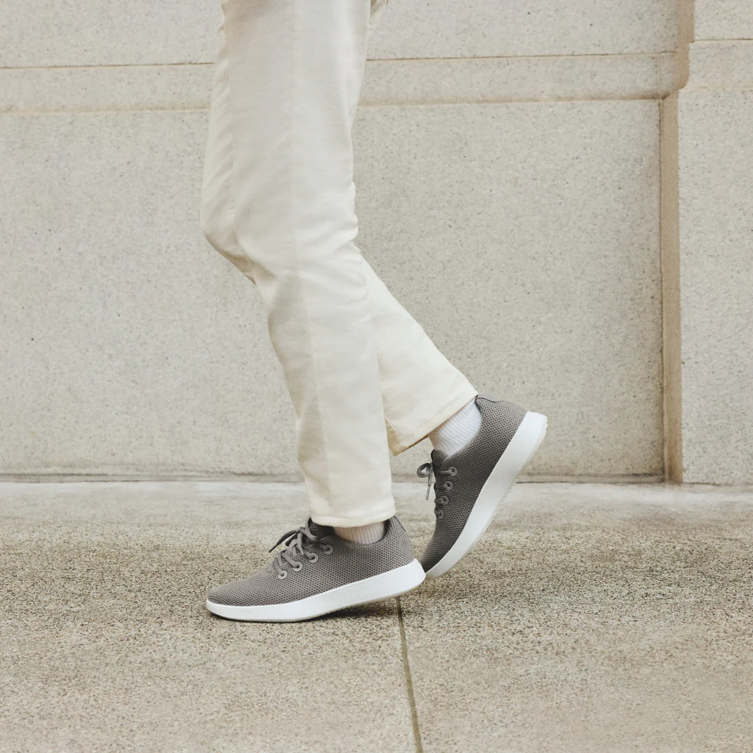 Allbirds Tree Runner NZ Medium Grey (Blizzard Sole) Mens Sneakers - Image 2