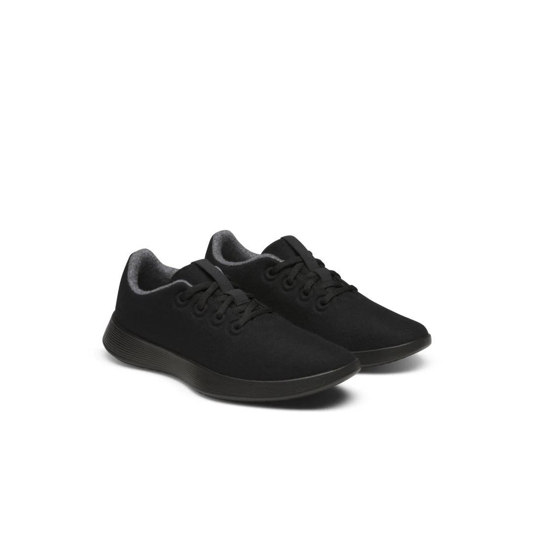 Allbirds Wool Runner NZ Natural Black (Natural Black Sole) Mens Sneakers - Image 4