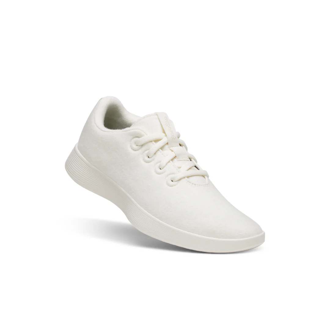 Allbirds Wool Runner NZ Natural White (Natural White Sole) Womens Sneakers - Image 4
