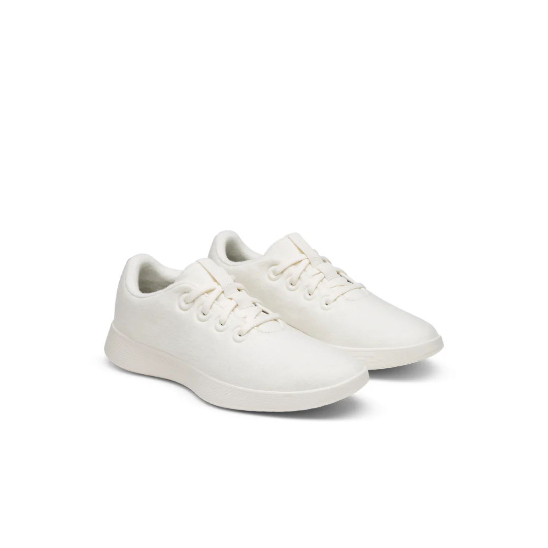 Allbirds Wool Runner NZ Natural White (Natural White Sole) Womens Sneakers - Image 5