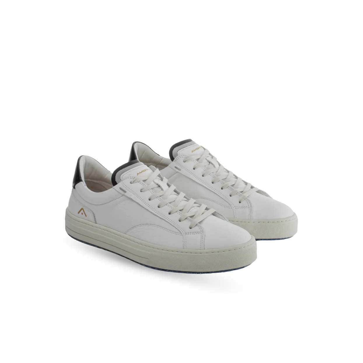Ambitious Anopolis Lace up Mens Sneaker White Black - Image 4