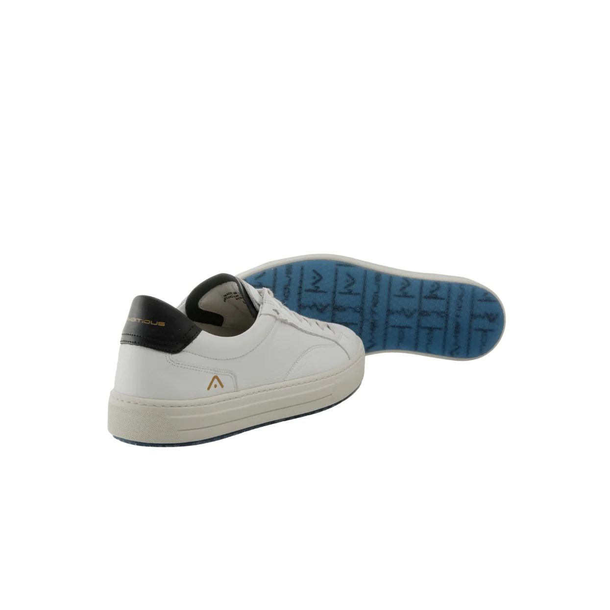 Ambitious Anopolis Lace up Mens Sneaker White Black - Image 5
