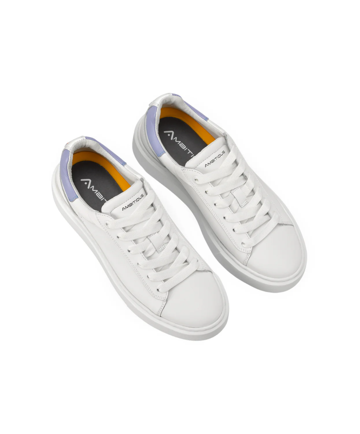 Ambitious Bozelady Low Top Wmns Sneaker White Purple - Image 5