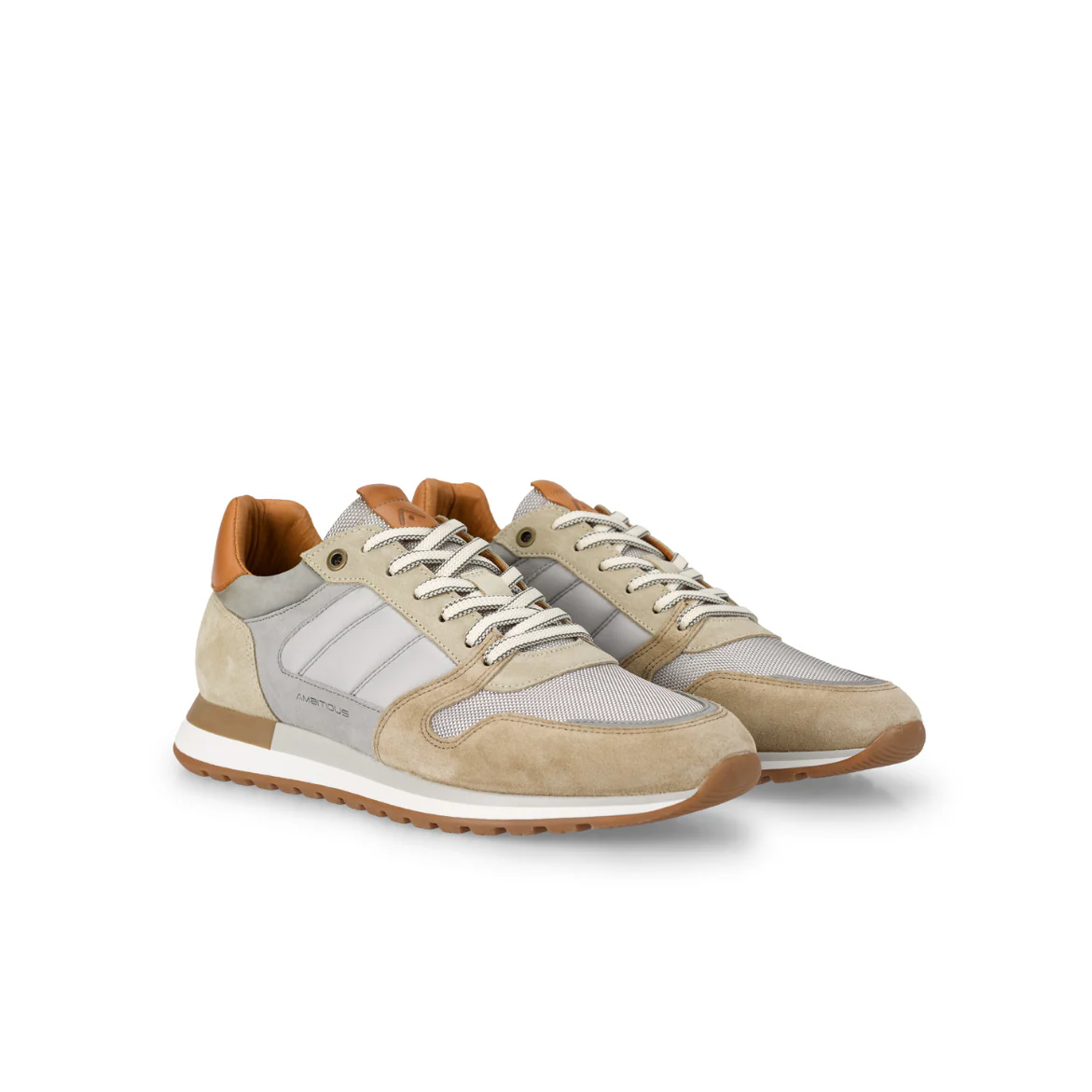 Ambitious Grizz Mens Sneaker Beige Combi - Image 4