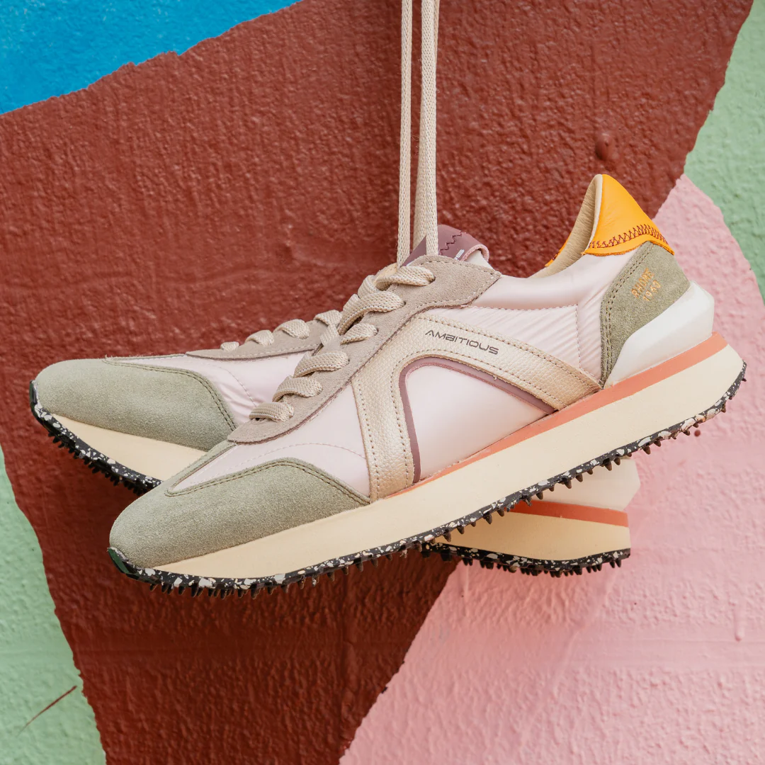 Ambitious Rhome Retro Runner Wmns Sneaker Rose Combi - Image 3
