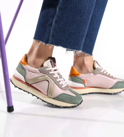Ambitious Rhome Retro Runner Wmns Sneaker Rose Combi - Image 6