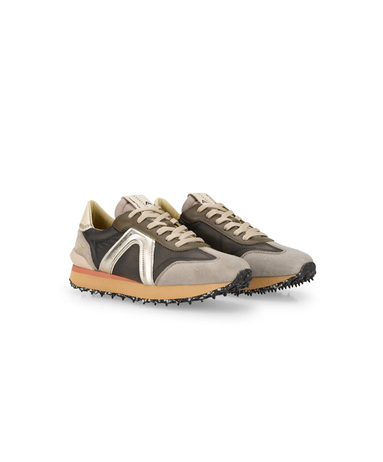 Ambitious Rhome Retro Runner Wmns Sneaker Taupe Combi - Image 4