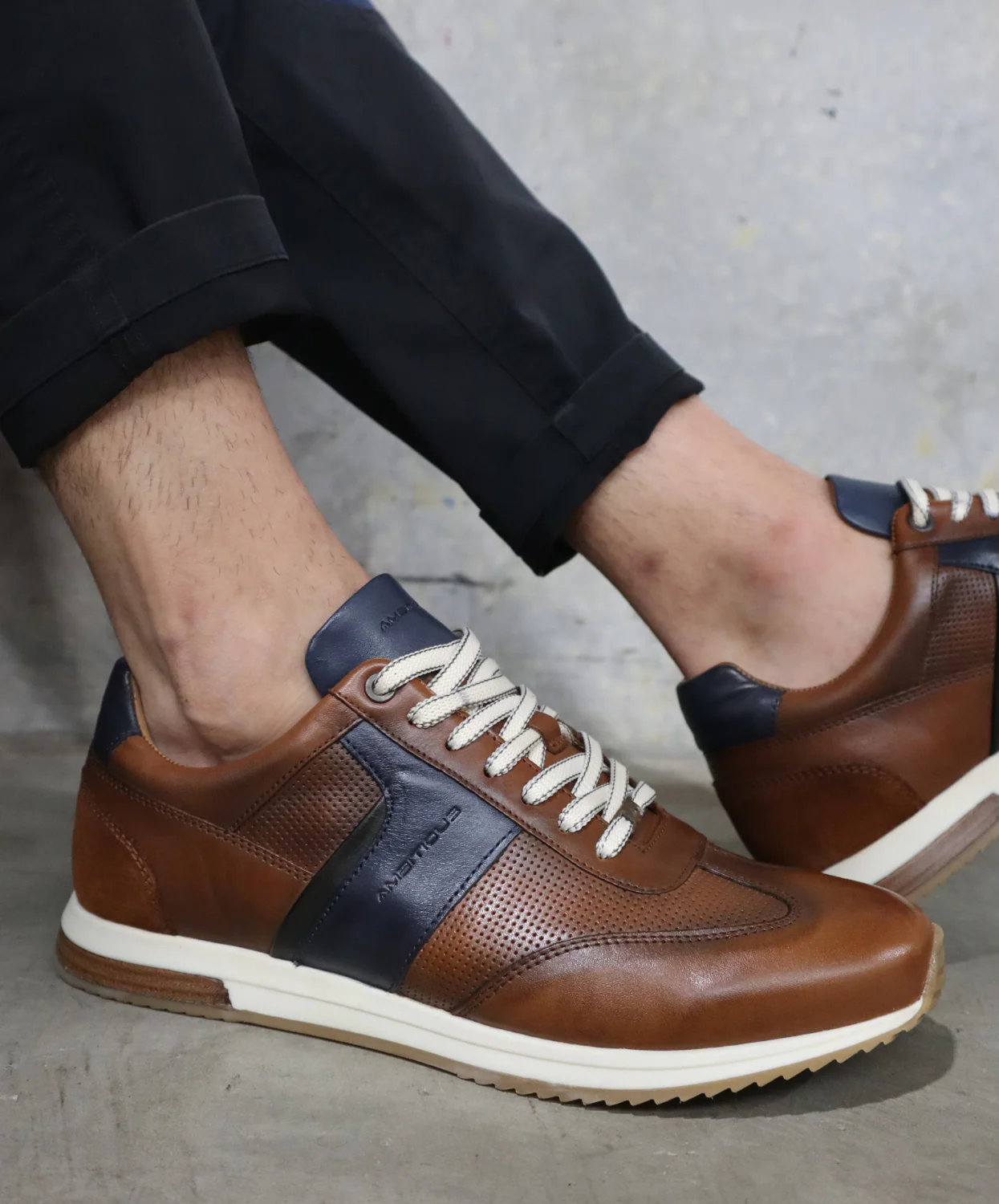 Ambitious Slow Mens Sneaker Cognac - Image 6