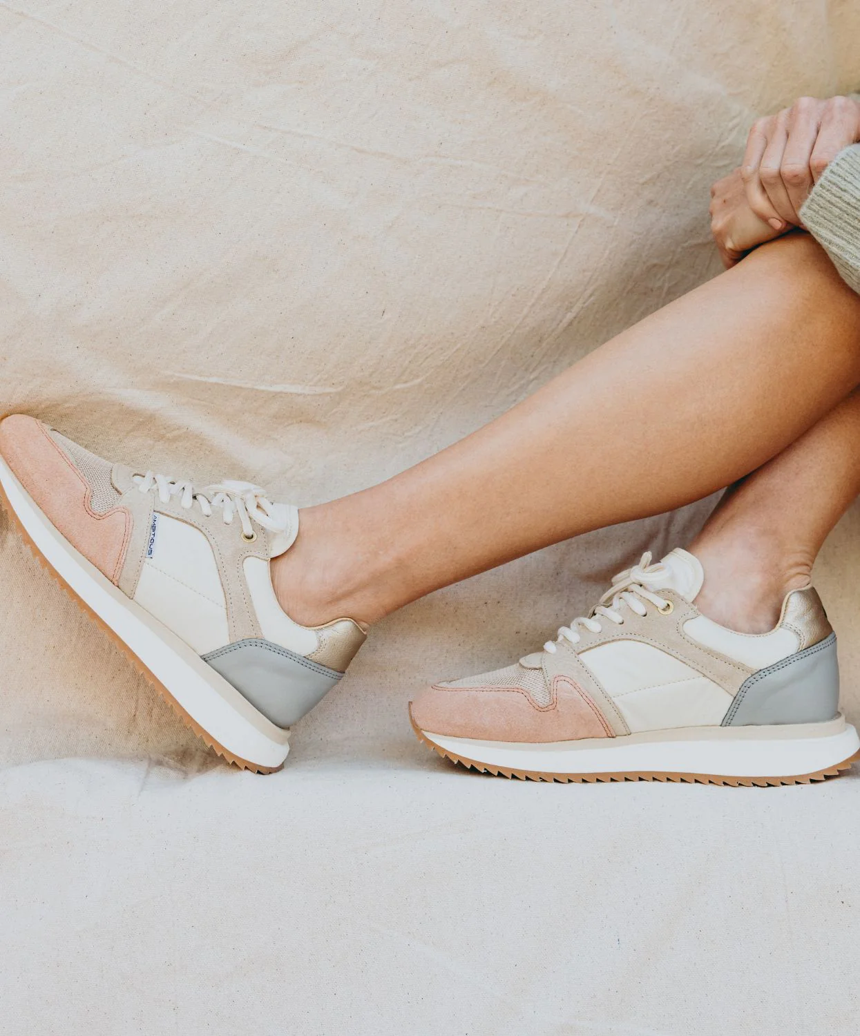 Ambitious Spark Retro Runner Wmns Sneaker Pink - Image 3