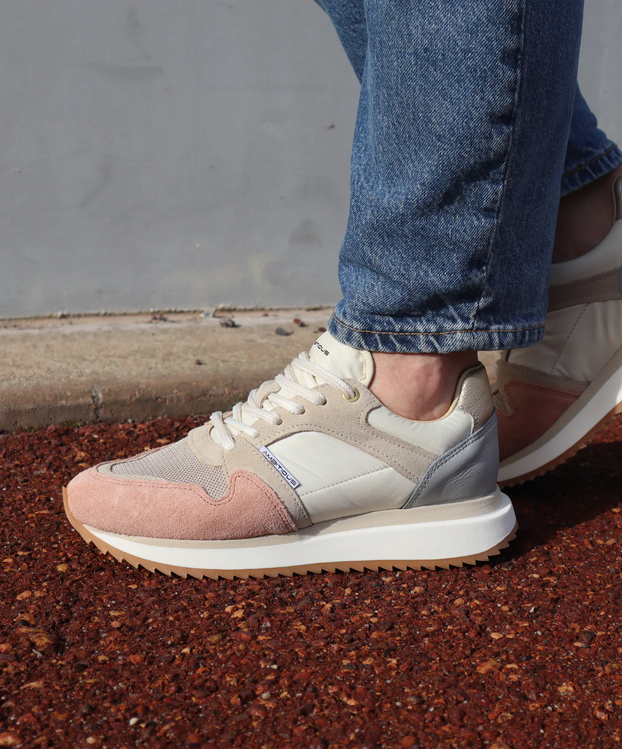 Ambitious Spark Retro Runner Wmns Sneaker Pink - Image 6