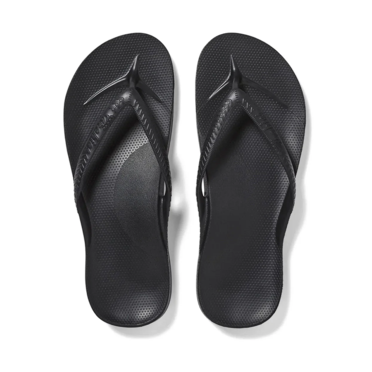 Archies Arch Support Black Thongs - Image 5