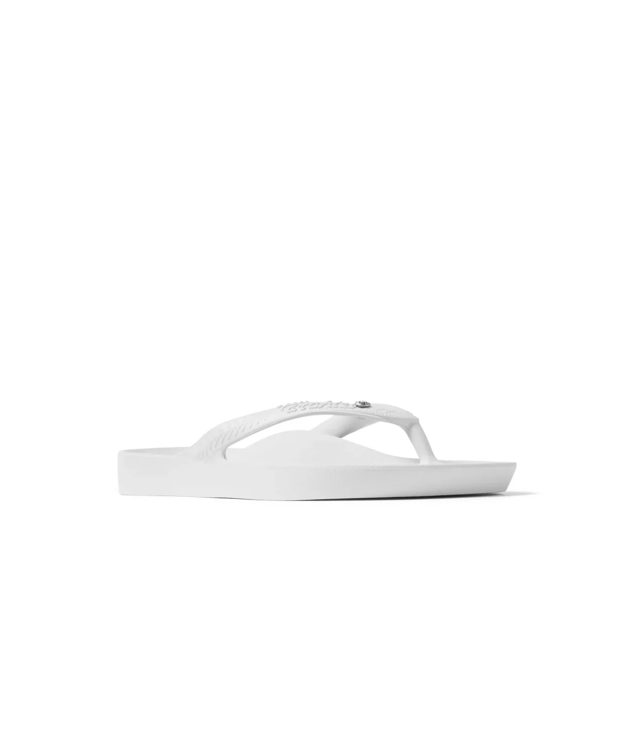 Archies Arch Support Crystal White Thongs - Image 3