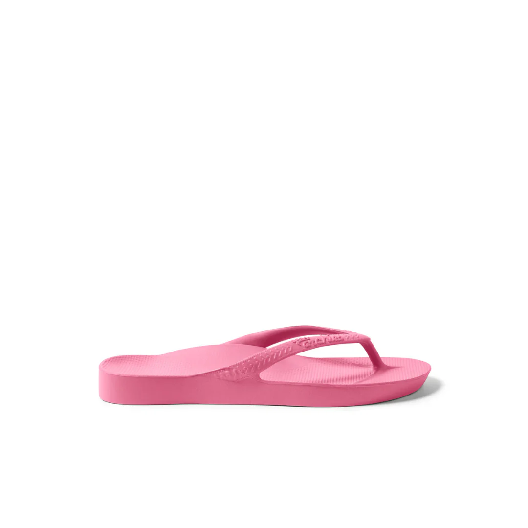 Archies Arch Support Hot Pink Thongs