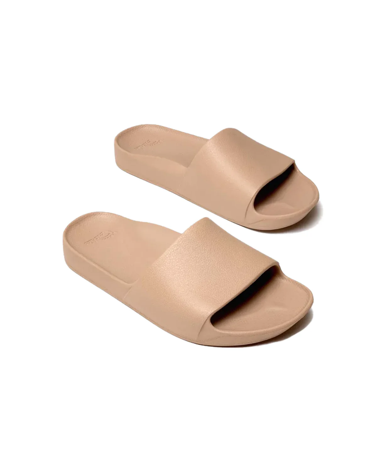 Archies Arch Support Tan Slides - Image 4