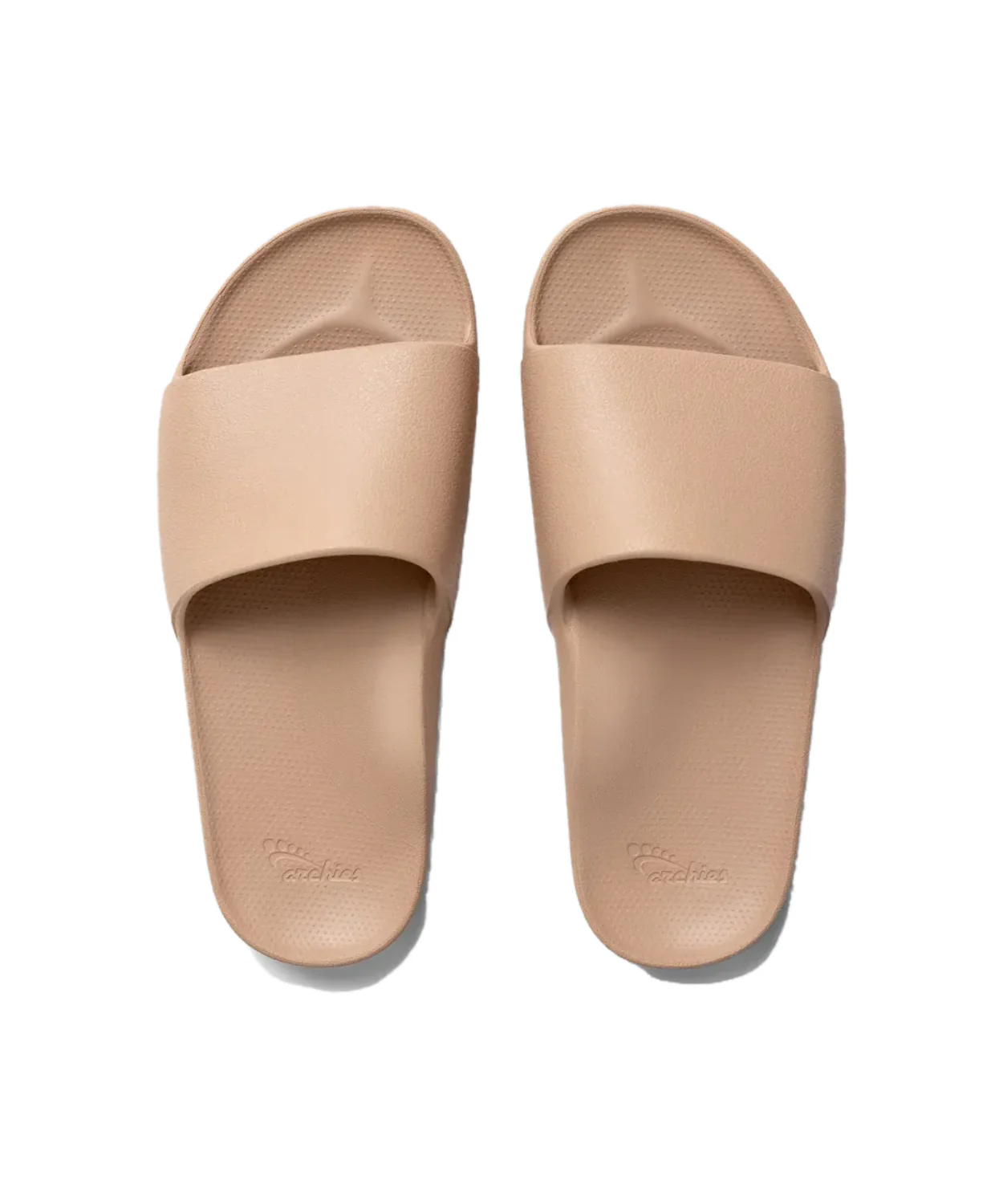 Archies Arch Support Tan Slides - Image 5