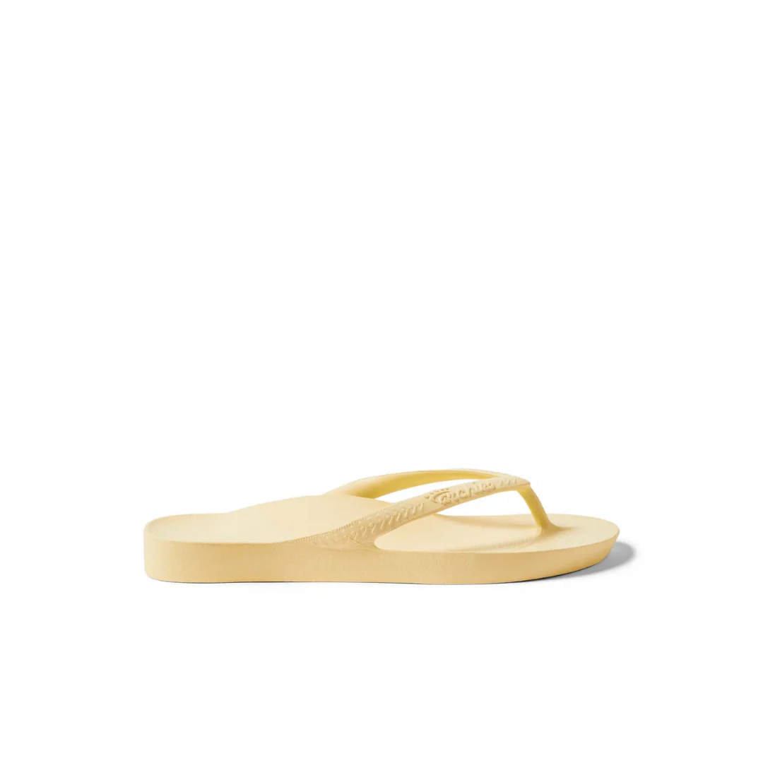 Archies Arch Support Lemon Thongs