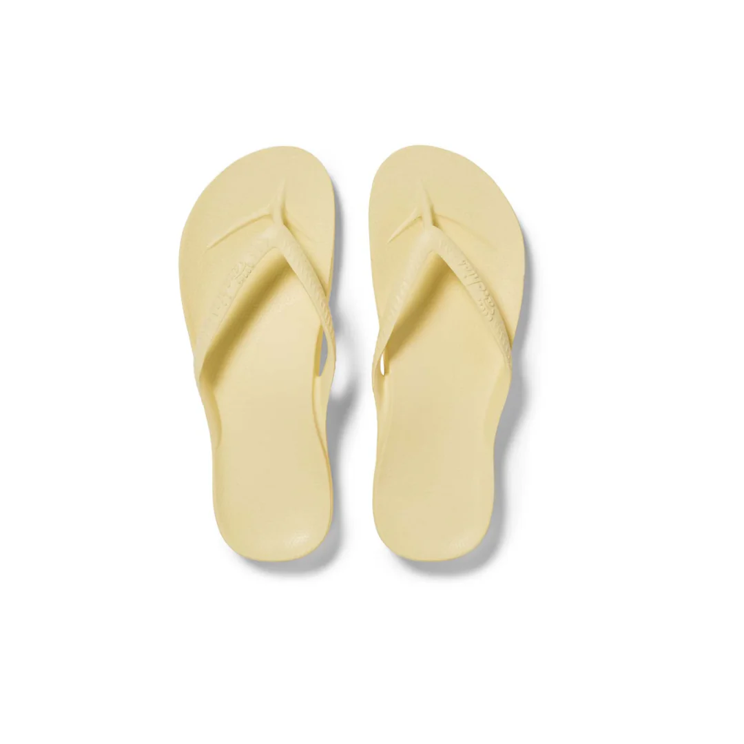Archies Arch Support Lemon Thongs - Image 5
