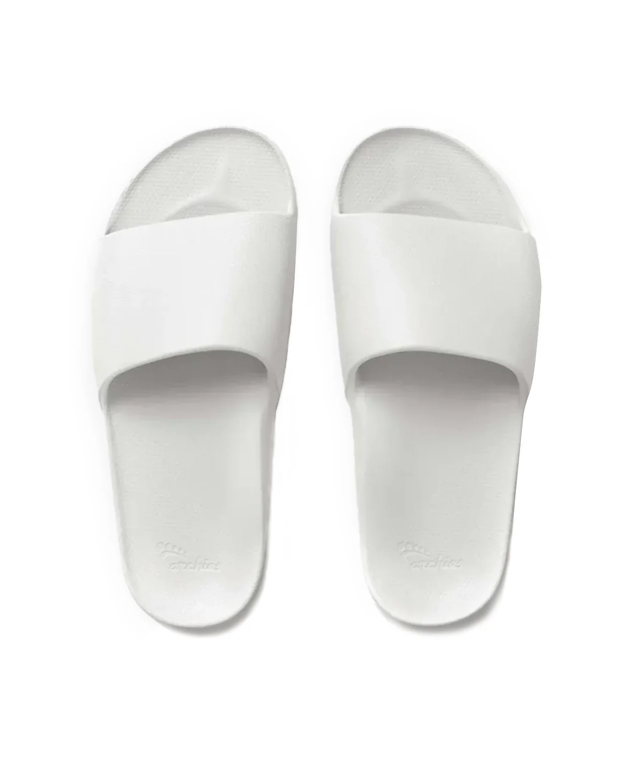 Archies Arch Support White Slides - Image 5