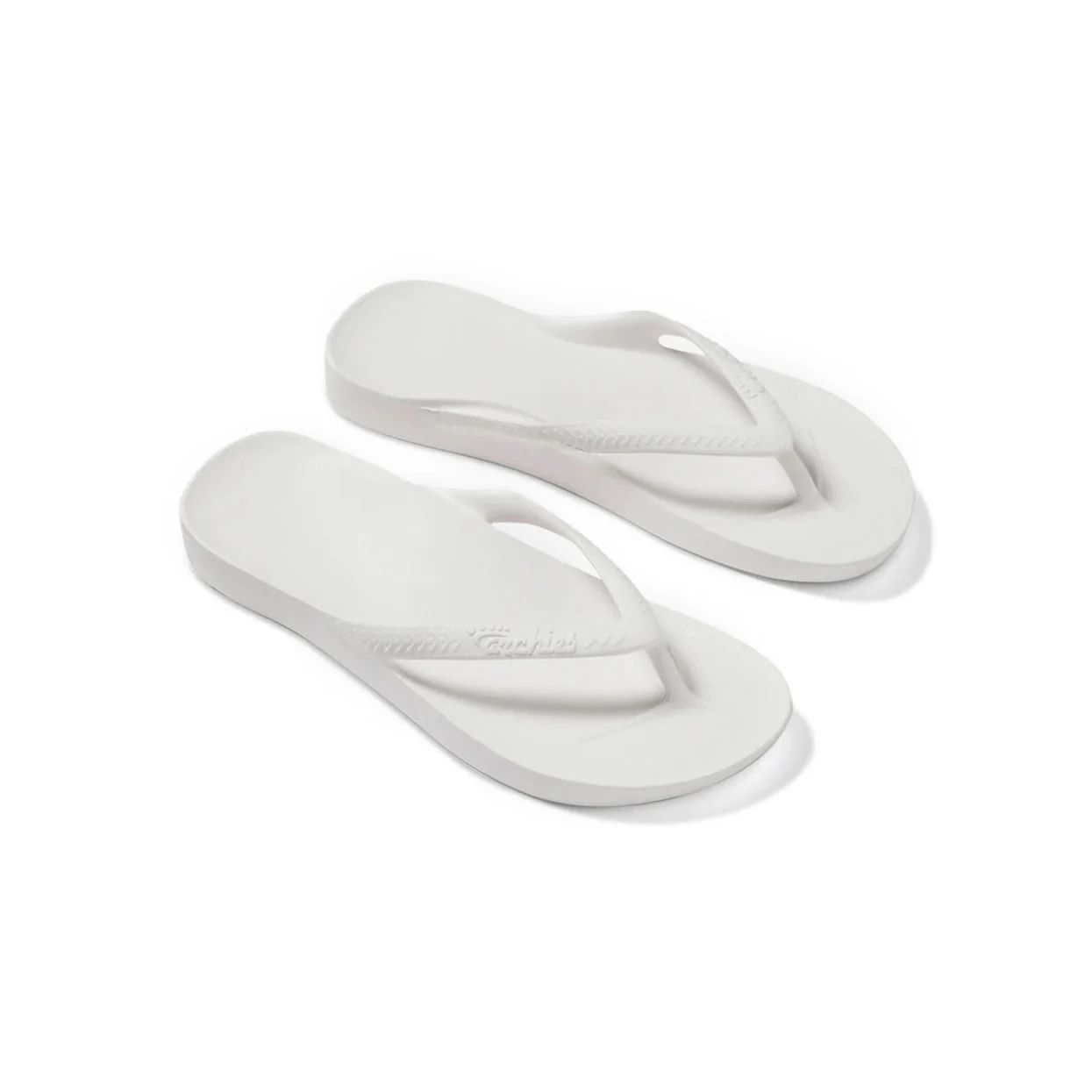 Archies Arch Support White Thongs - Image 5