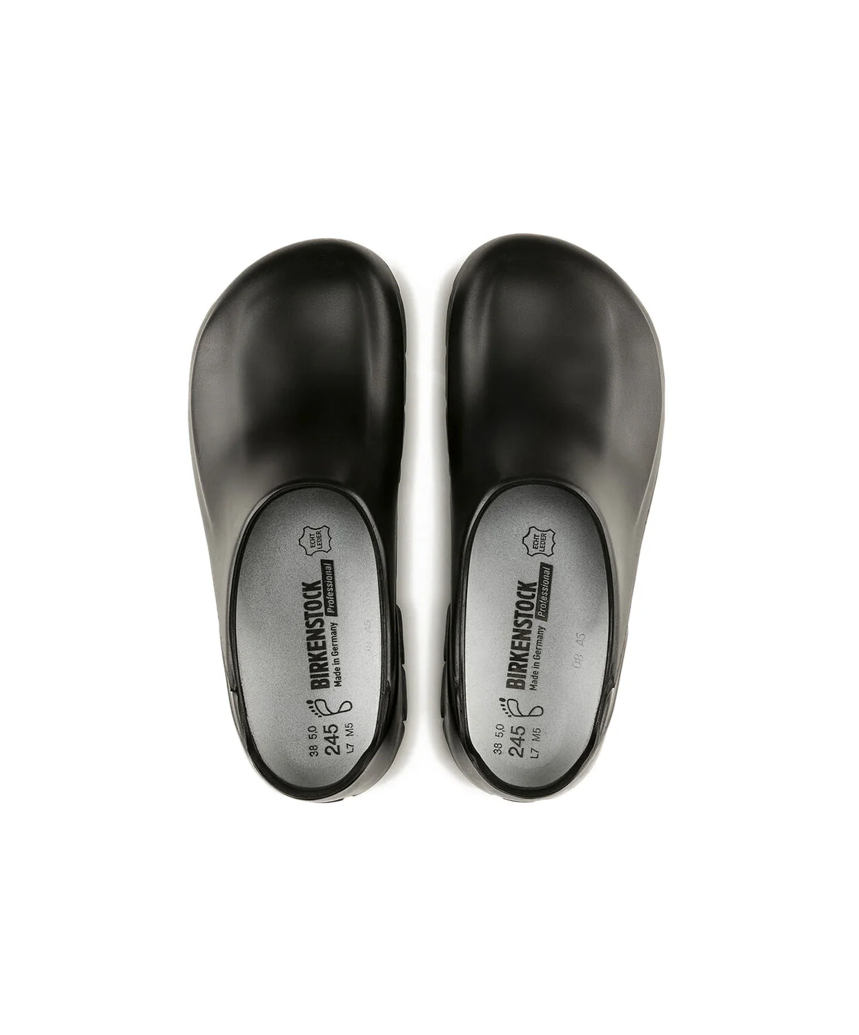 Birkenstock A640 Black Clogs with Steelcap Toe - Image 7