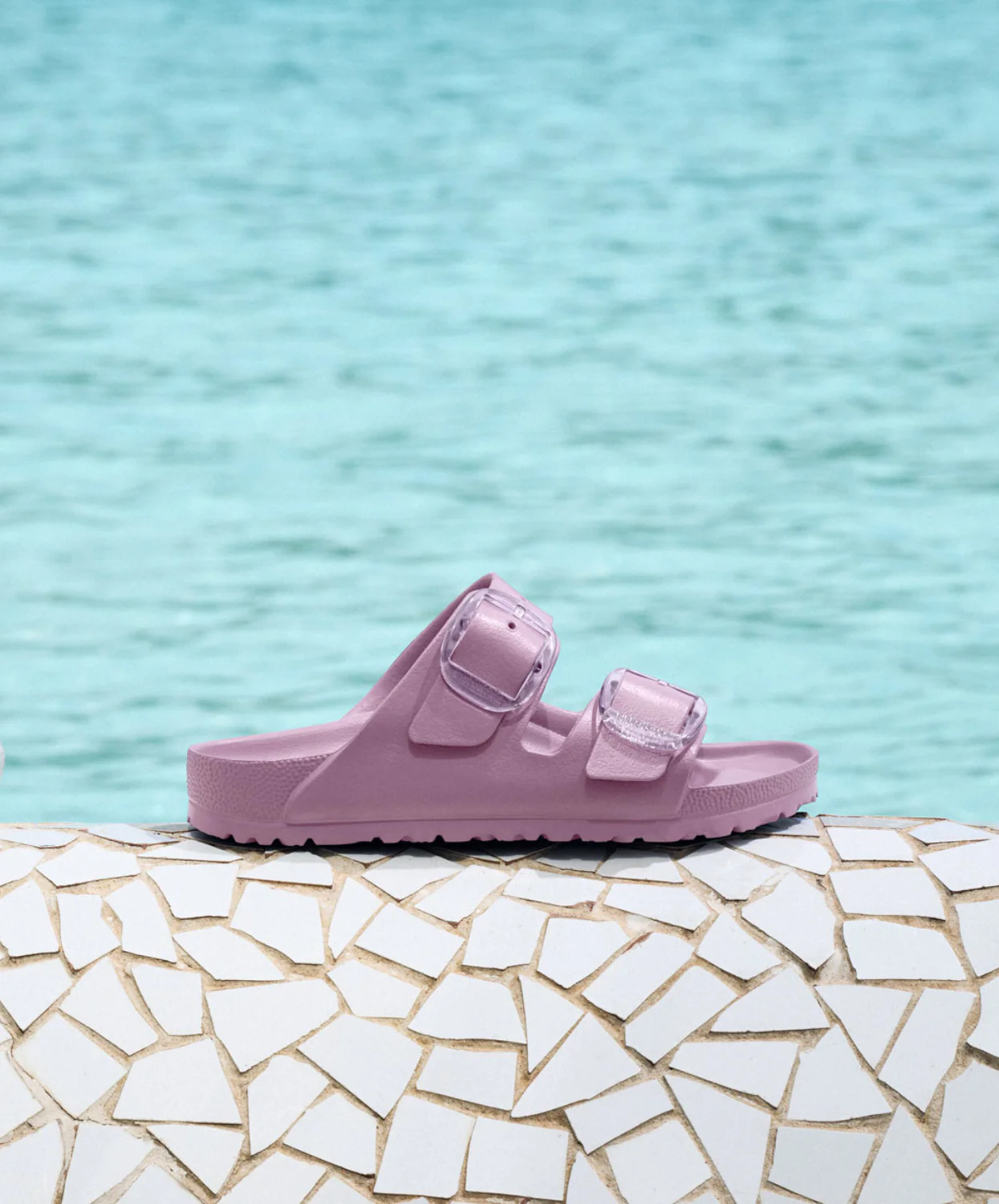 Birkenstock Arizona Big Buckle EVA Mauve Sandals - Image 3