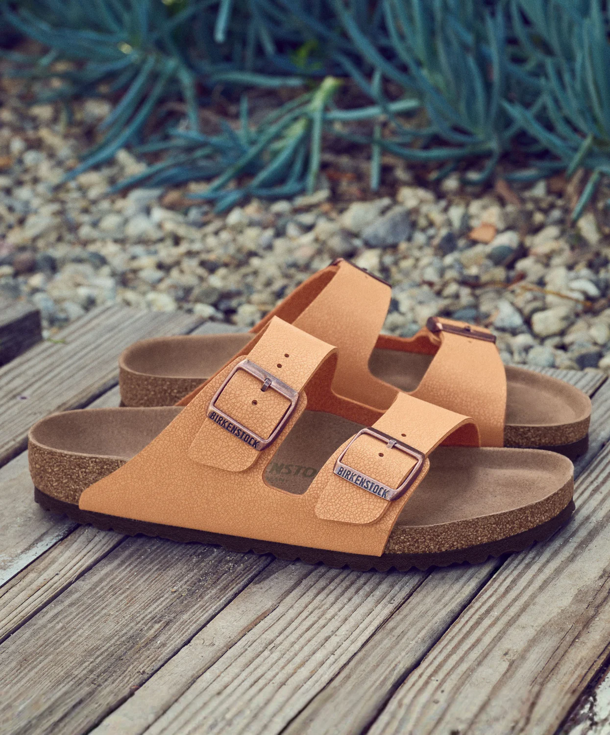 Birkenstock Arizona BirkiBuc Earthy Pecan Vegan Sandals - Image 3