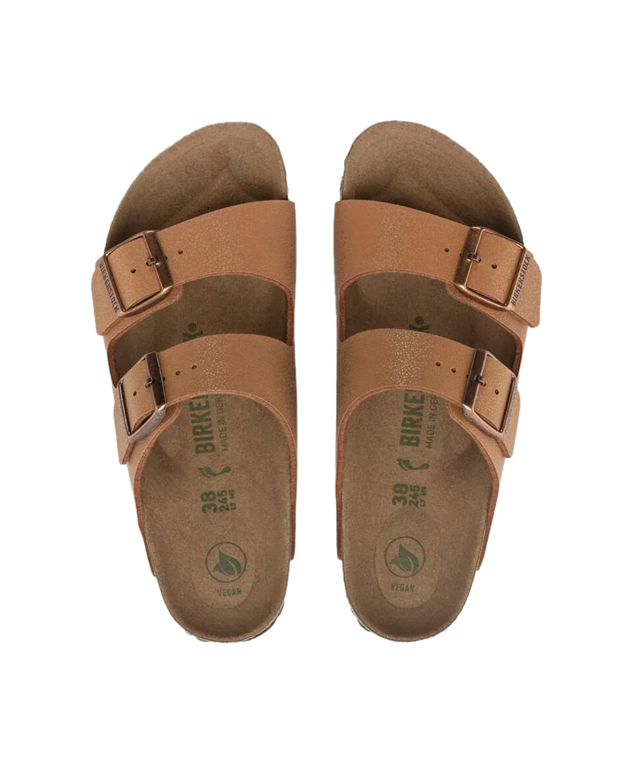 Birkenstock Arizona BirkiBuc Earthy Pecan Vegan Sandals - Image 5