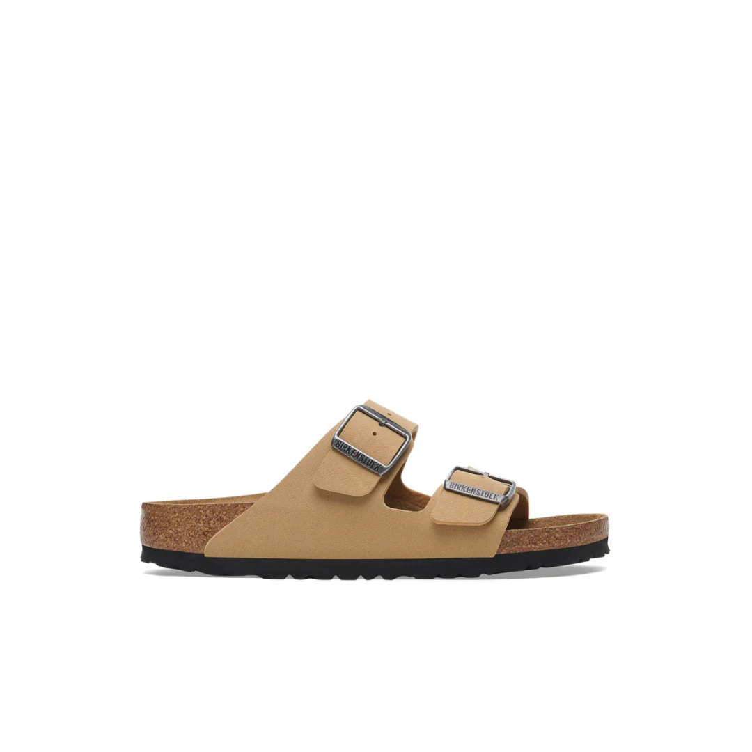 Birkenstock Arizona BirkiBuc Latte Cream Sandals