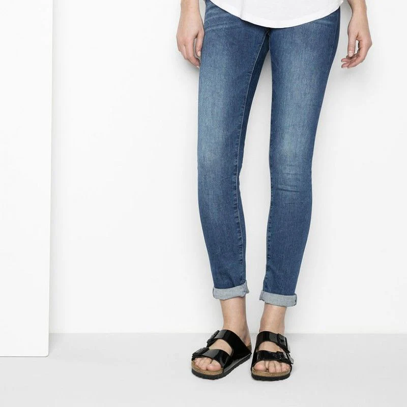 Birkenstock Arizona Birko-Flor Black Patent Sandals - Image 3