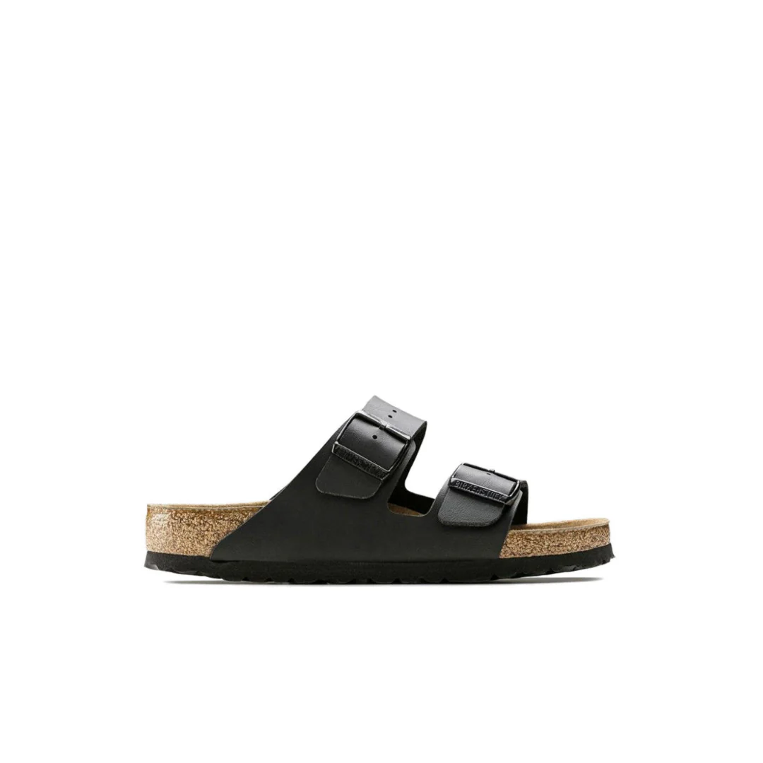 Birkenstock Arizona Birko-Flor Black Soft Footbed Sandals