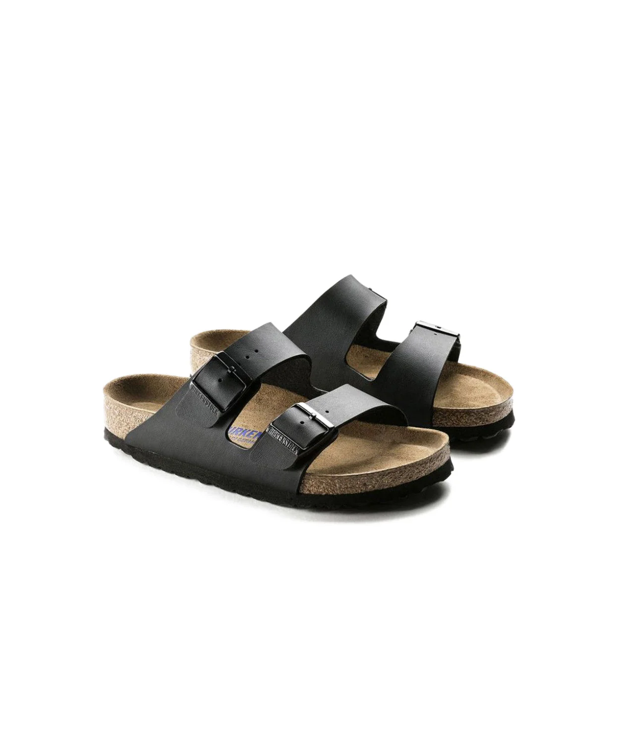 Birkenstock Arizona Birko-Flor Black Soft Footbed Sandals - Image 5