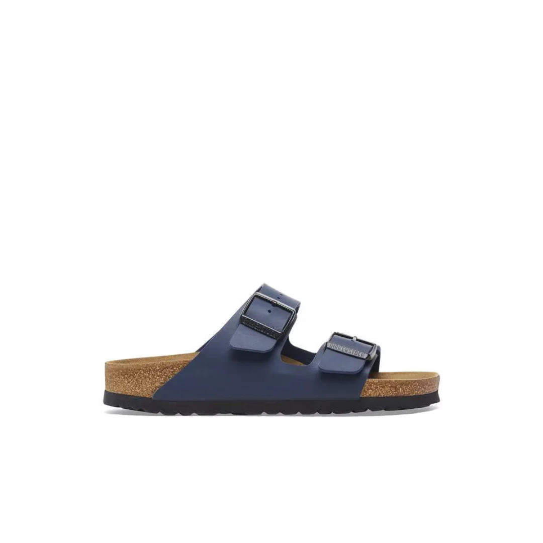 Birkenstock Arizona Birko-Flor Blue Soft Footbed Sandals