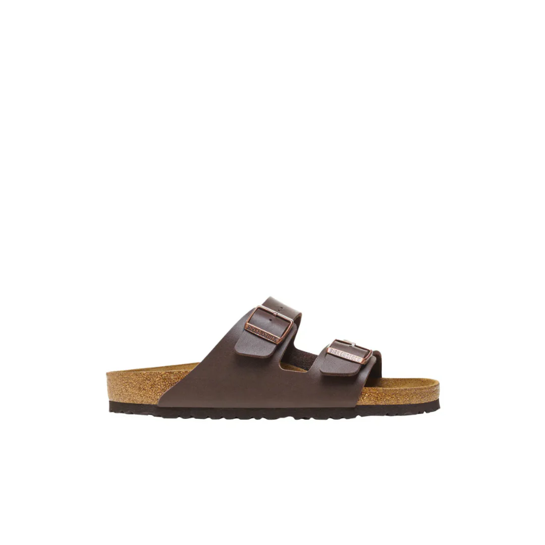 Birkenstock Arizona Birko-Flor Dark Brown Soft Footbed Sandals