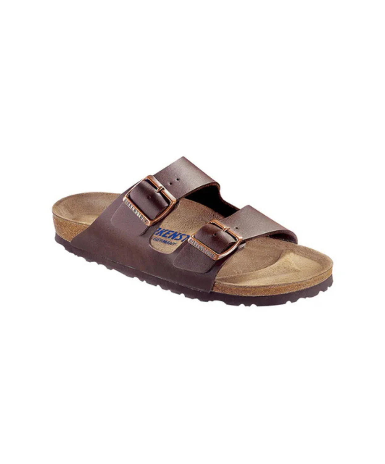 Birkenstock Arizona Birko-Flor Dark Brown Soft Footbed Sandals - Image 4