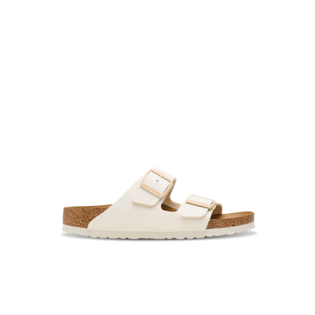 Birkenstock Arizona Birko-Flor Eggshell Sandals