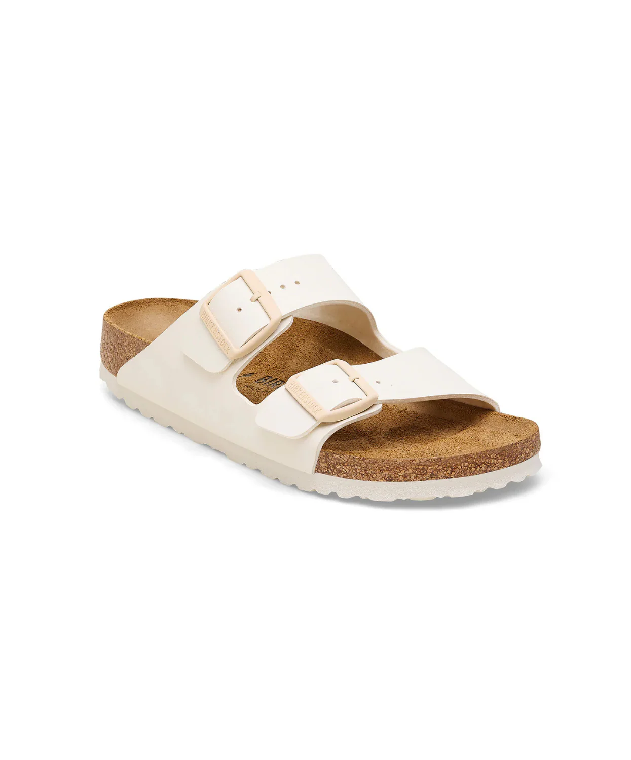 Birkenstock Arizona Birko-Flor Eggshell Sandals - Image 4