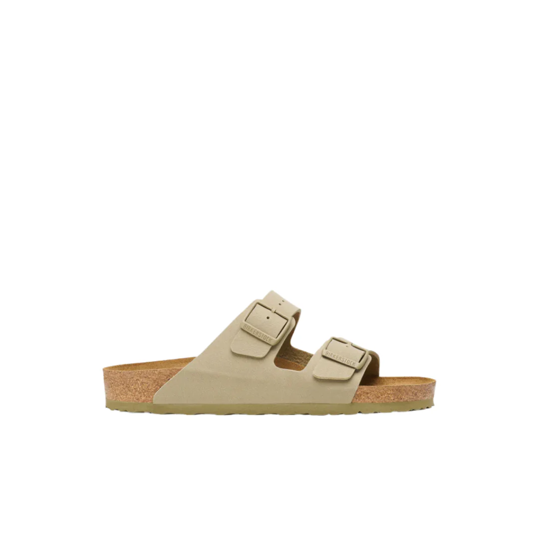 Birkenstock Arizona Birko-Flor Faded Khaki Sandals