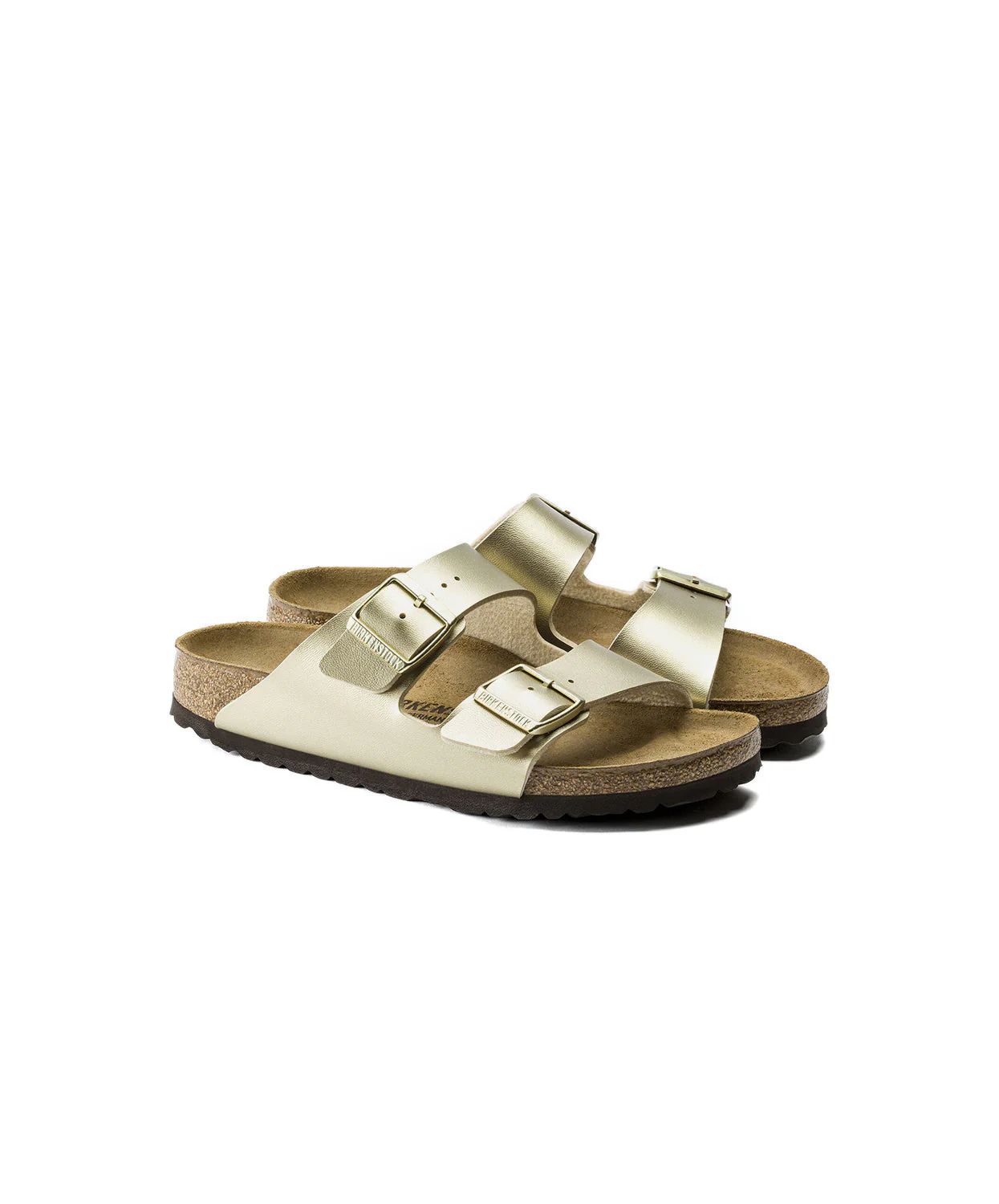 Birkenstock Arizona Birko-Flor Gold Sandals - Image 5