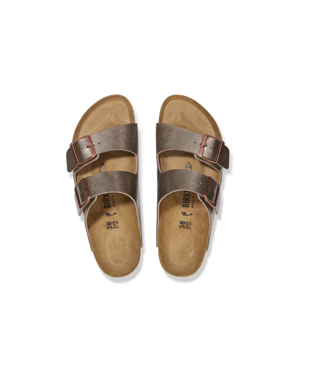 Birkenstock Arizona Birko-Flor Graceful Taupe Sandals - Image 5