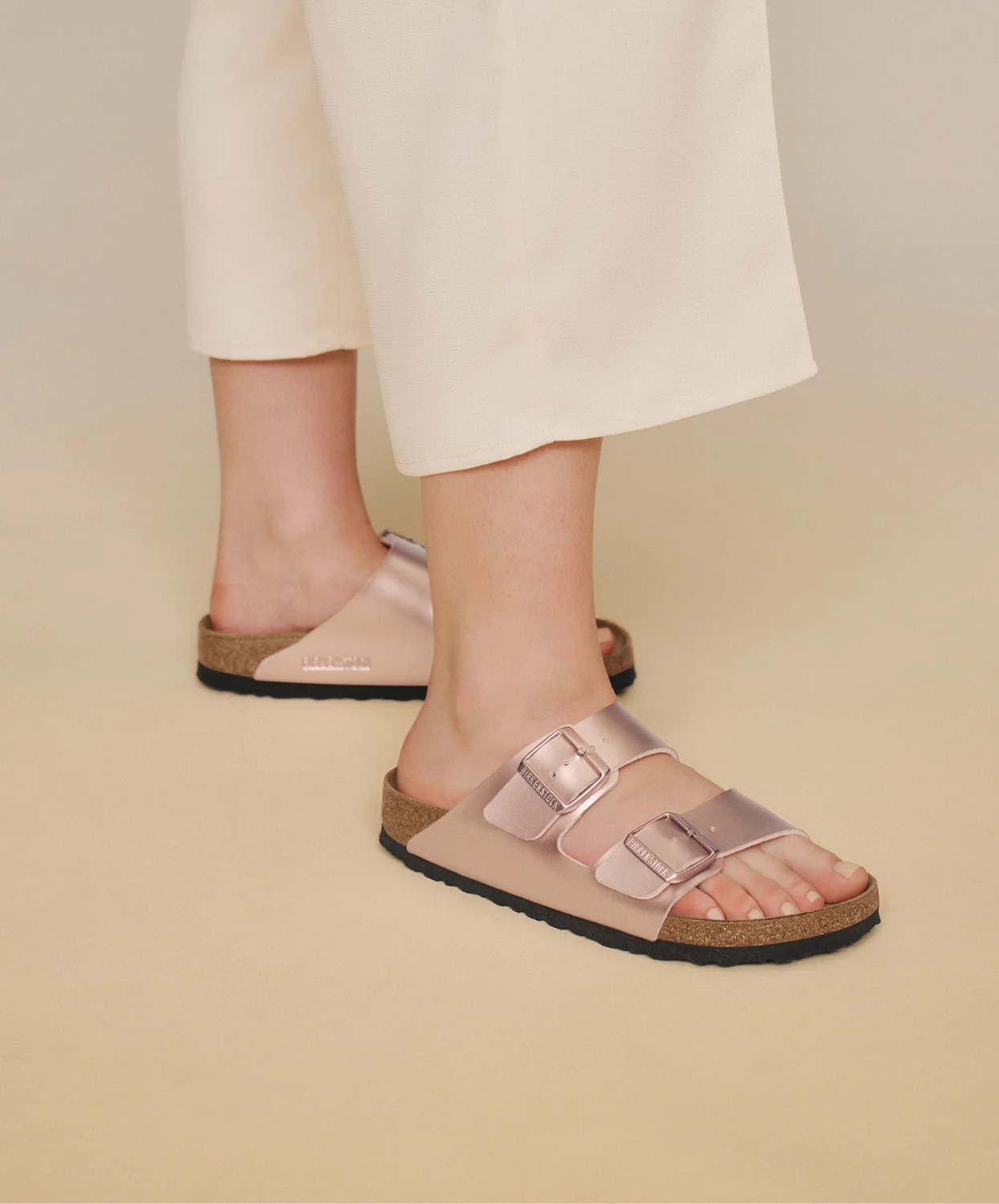 Birkenstock Arizona Birko-Flor Copper Sandals - Image 3