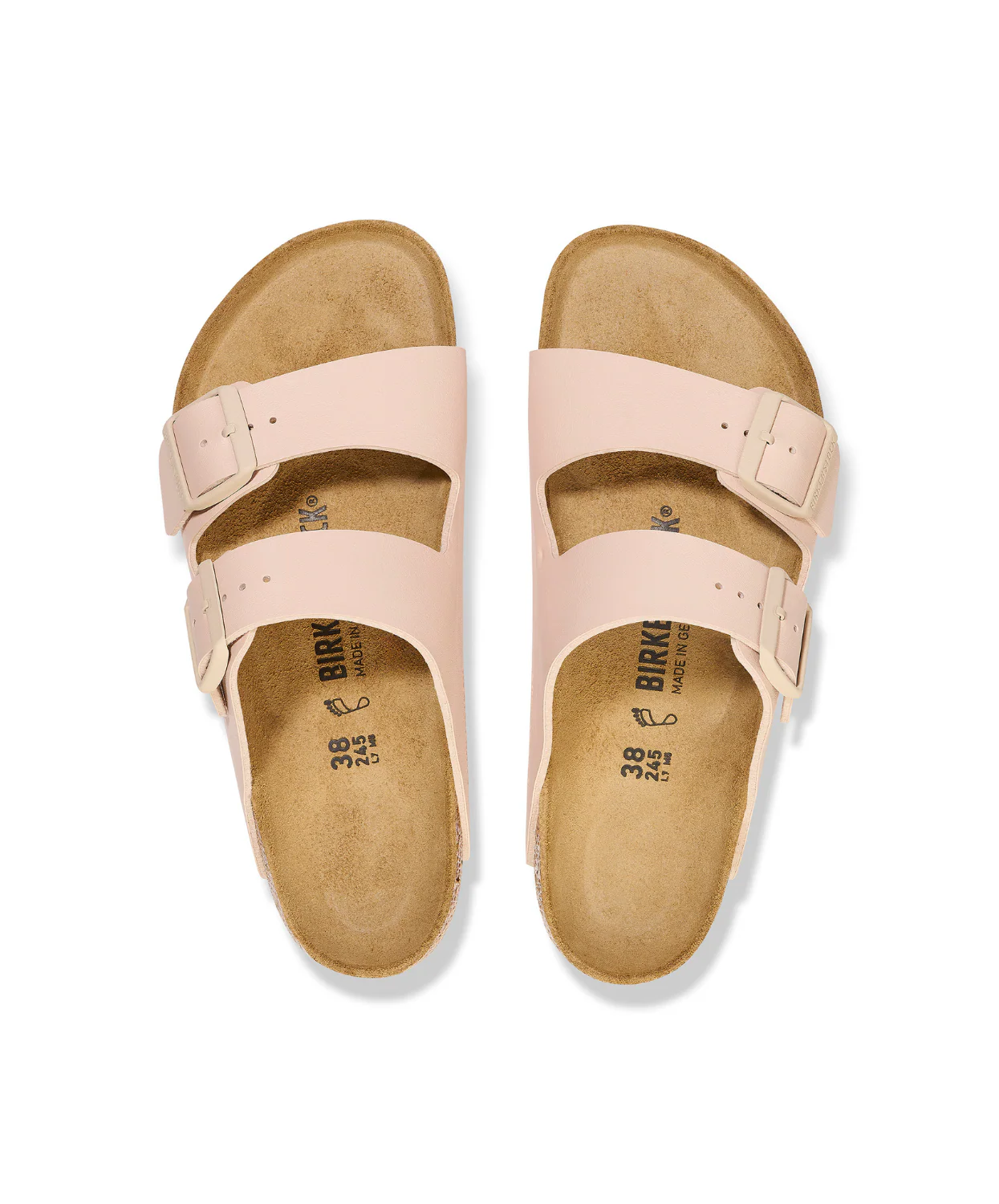 Birkenstock Arizona Birko-Flor New Beige Sandals - Image 5