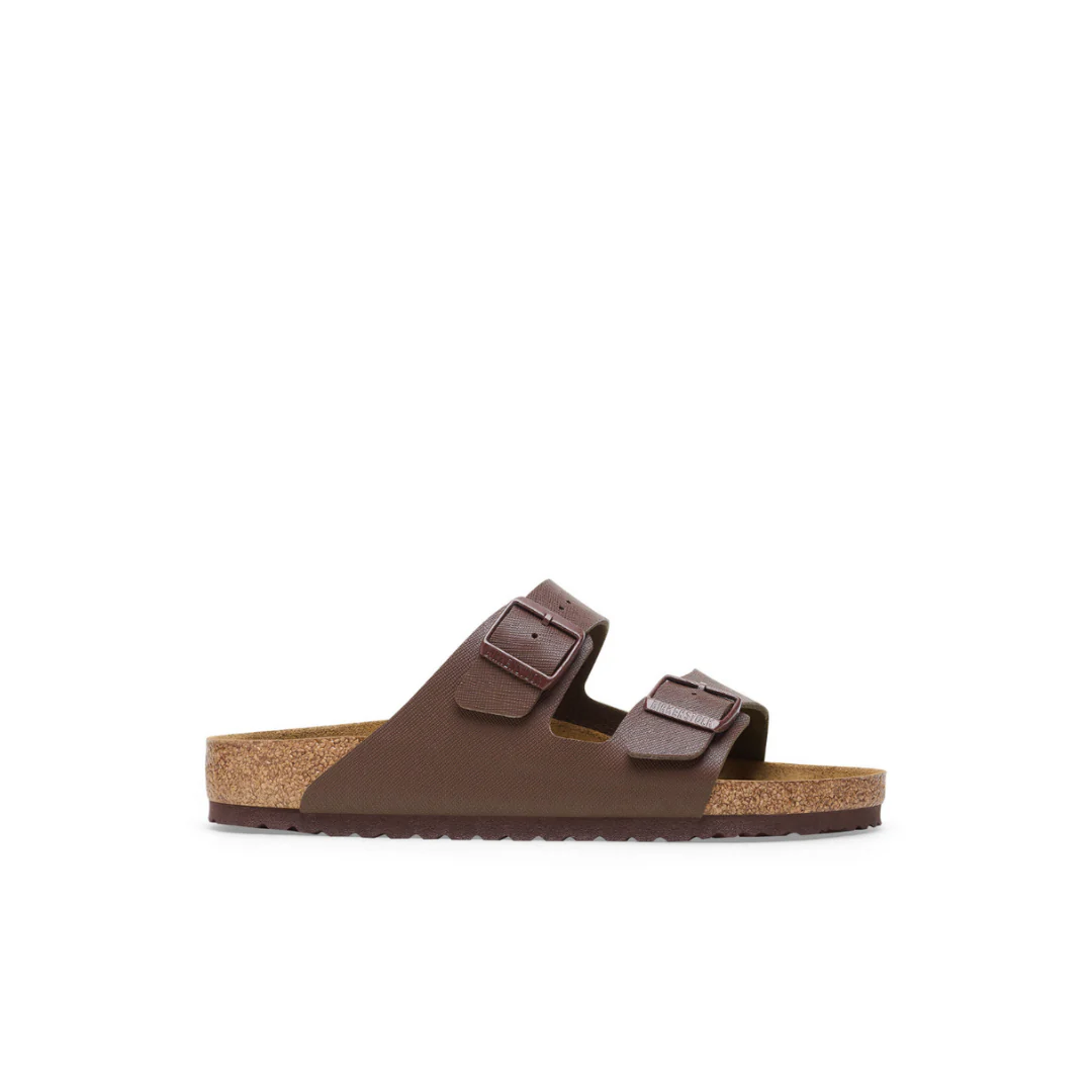 Birkenstock Arizona Birko-Flor Saffiano Roast Sandals