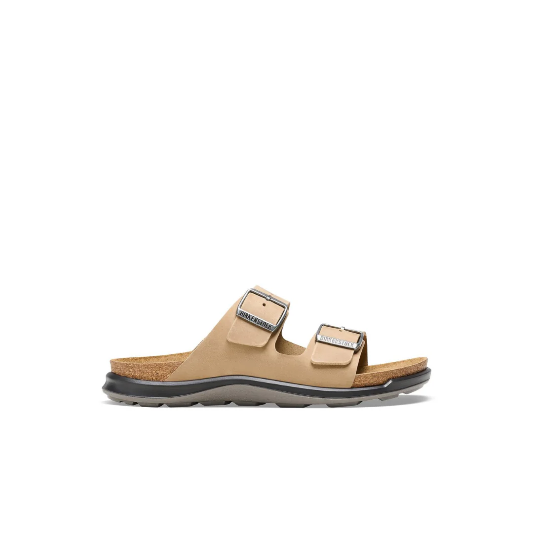 Birkenstock Arizona Cross Town Oiled Leather Tobacco Brown Womens Sandals