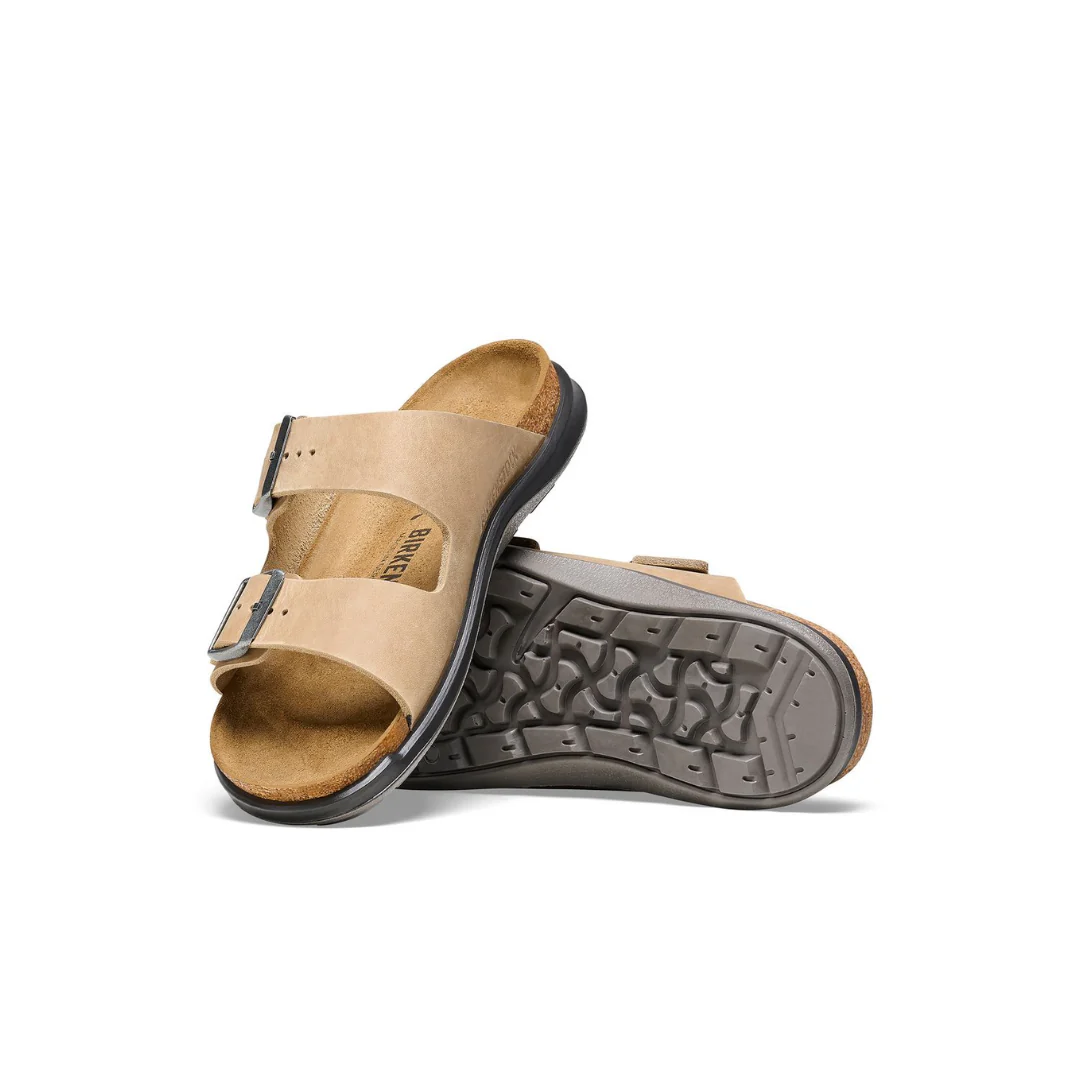 Birkenstock Arizona Cross Town Oiled Leather Tobacco Brown Womens Sandals - Image 5