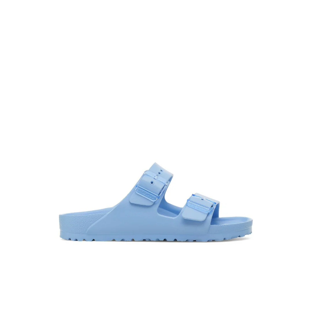 Birkenstock Arizona EVA Dusty Blue Stealth Buckle Sandals