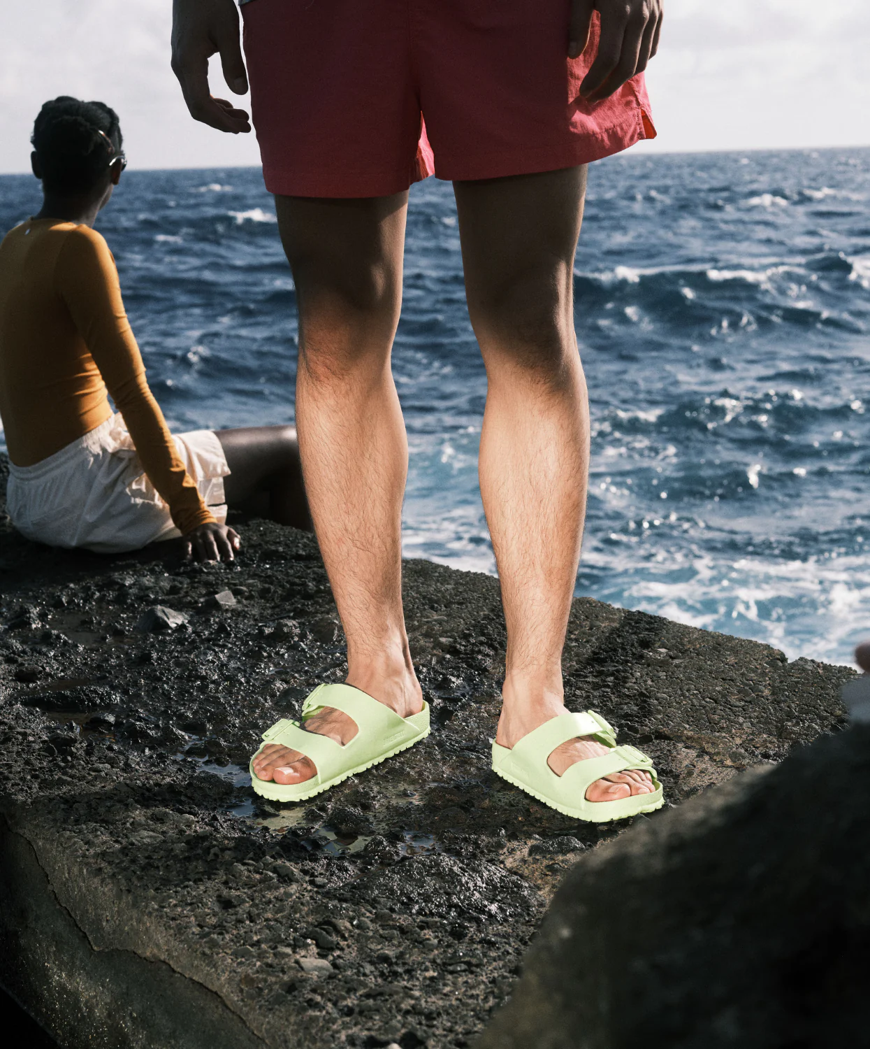 Birkenstock Arizona EVA Faded Lime Sandals - Image 2